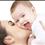Mom holds baby